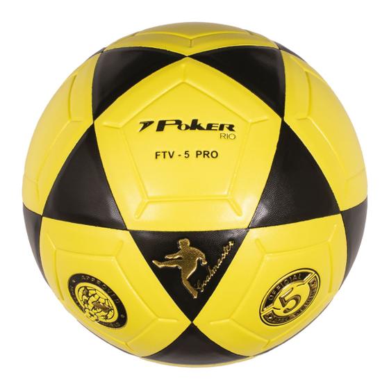 Bola Futevôlei Poker FTV 5 Pro Rio Amarelo é boa?