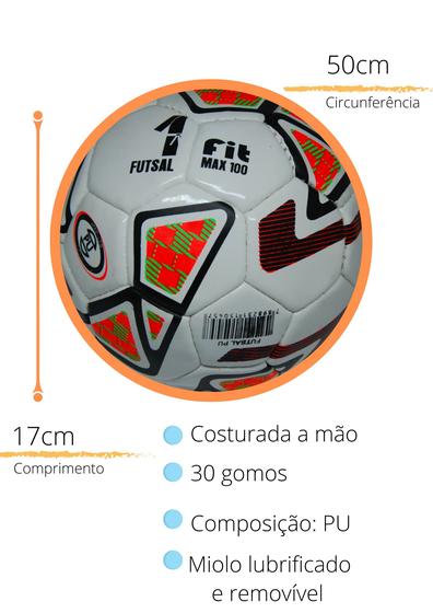 Bola Futsal Max 100 1Fit Tamanho Oficial 1Fit - 1 Fit - Bola de Futsal ...