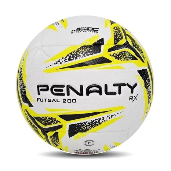 Imagem de Bola Futsal Penalty Rx 200 - Amarela e Preto