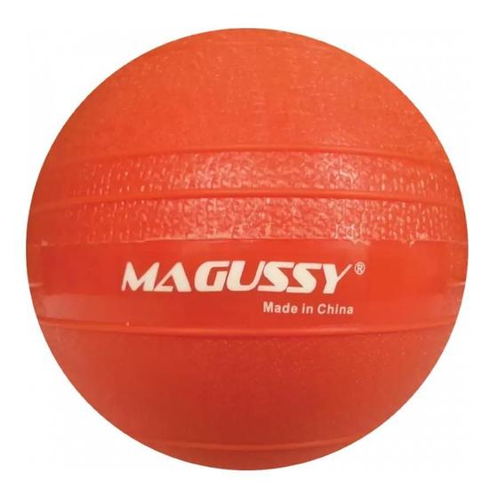 Imagem de Bola Medicine Magussy Borracha 1Kg Laranja