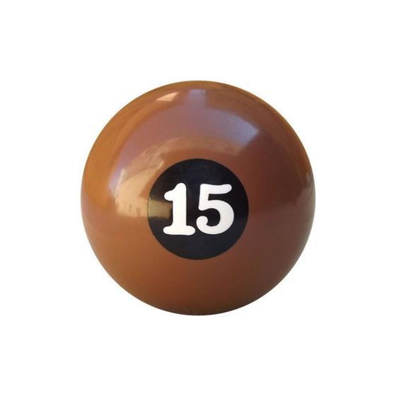 Bola Numero 15 Numerada Bilhar Sinuca Snooker 50mm Nova Mineiros