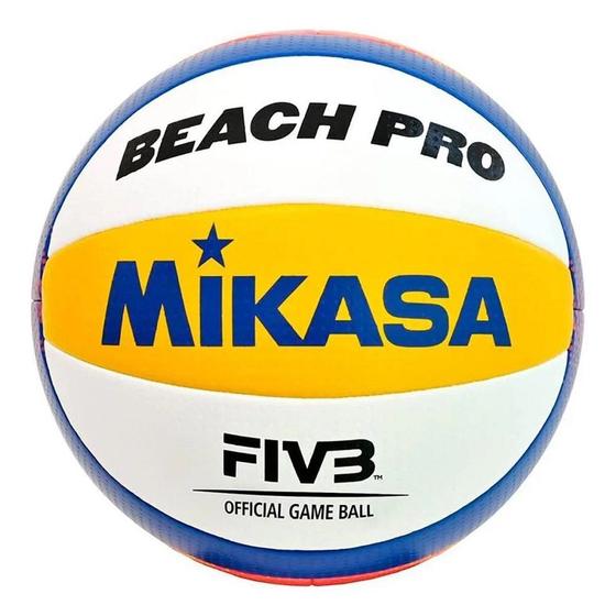 Imagem de Bola Oficial Vôlei de Praia Mikasa BV550 Pro Padrão FIVB