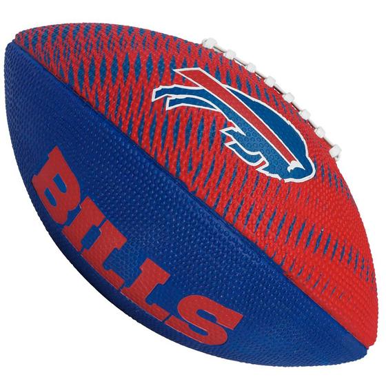 Imagem de Bola Oficial Wilson Futebol Americano Buffalo Bills NFL Super Grip Vermelho Azul