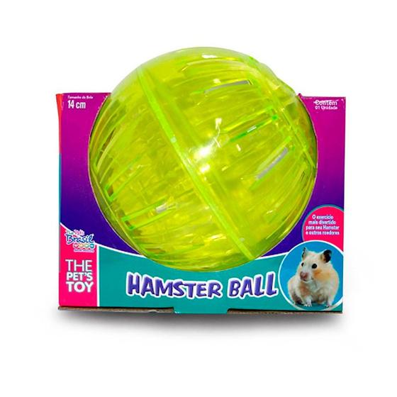 Imagem de Bola Para Hamster De Exercício Roda Girataria 14cm