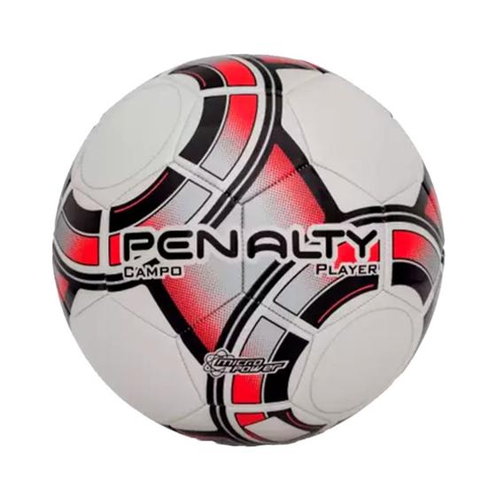 Imagem de Bola Penalty Campo Player XXIII Branco Preto Vermelho