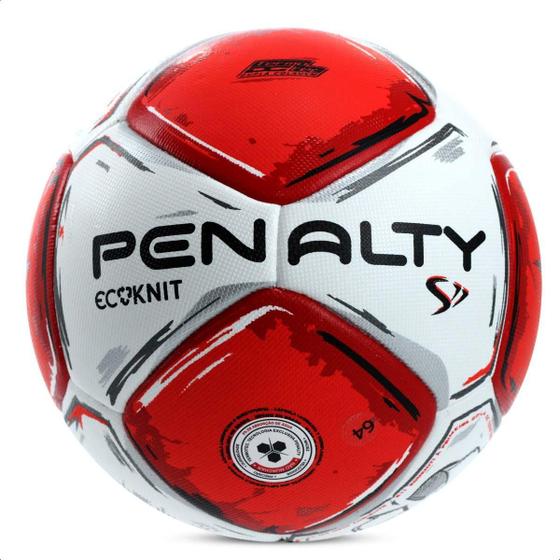 Imagem de Bola Penalty Campo S11 Ecoknit Xxiv Vermelho