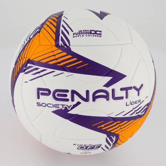 Imagem de Bola Penalty Líder XXIV Society Branca e Laranja