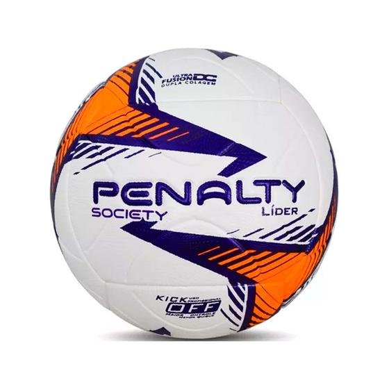 Imagem de Bola Penalty Líder XXIV Society Branco/Laranja