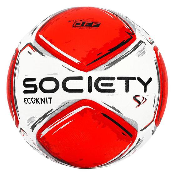 Imagem de Bola Penalty Society S11 Ecoknit XXIV Profissional Grama Sintética Kick Off 