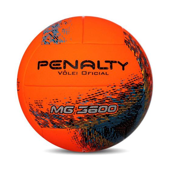 Imagem de Bola Penalty Volei MG 3600 XXI Laranja Volley Oficial