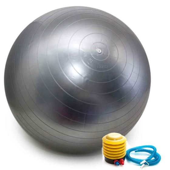 Bola Pilates Yoga Abdominal Ginastica Fitness 55 cm C/ Bomba Menor preço em Bola Pilates Yoga Abdominal Ginastica Fitness 55 cm C/ Bomba
