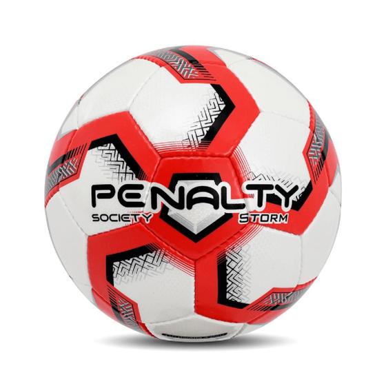 Imagem de Bola Society Penalty Storm Vermelho