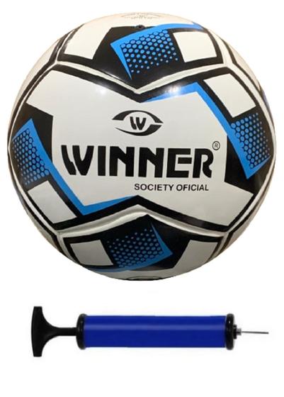 Imagem de Bola Society Winner Oficial Fusion Azul + Bomba de Ar