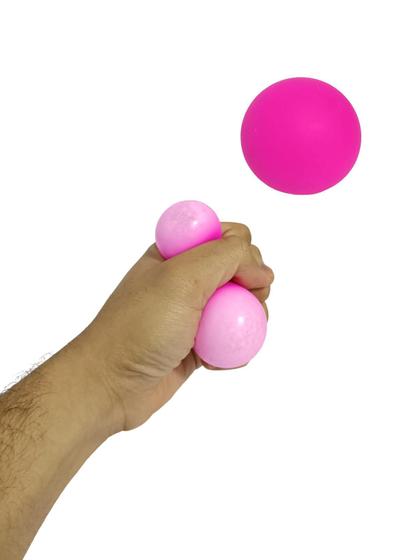 Imagem de Bola Squish Elástica Sensorial Fidget Toy Várias Cores Neon