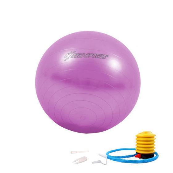 Imagem de Bola Suiça Pilates Yoga Advance 55cm Com Bomba de Encher Gold Sports