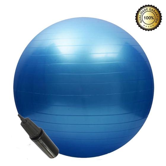 Imagem de Bola Suíça Yoga Funcional Abdominal Pilates Com Bomba 55 Cm