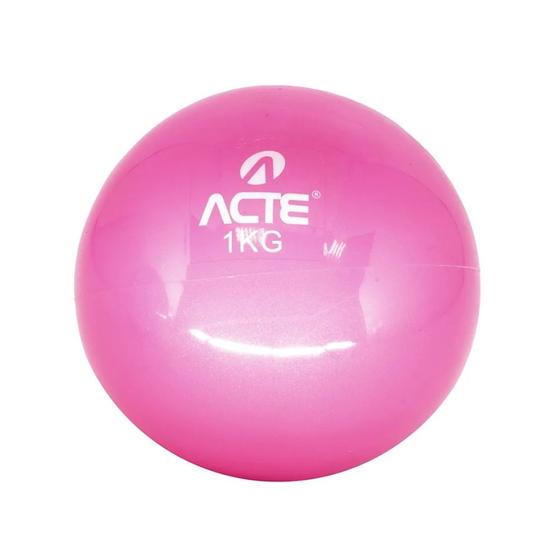 Imagem de Bola tonificadora rosa 1kg t-55 - acte