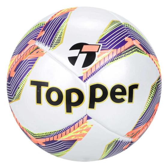 Imagem de Bola Topper 7399 Dominator Pro Futsal Unissex - Laranja e Violeta