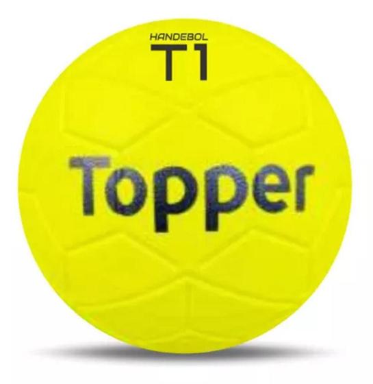 Imagem de Bola Topper Handebol T1 Profissional Amarelo