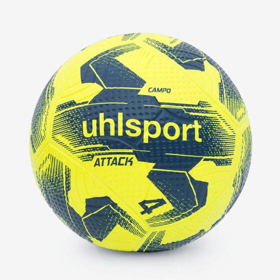 Imagem de Bola Uhlsport Campo Attack 4 Limão/Marinho