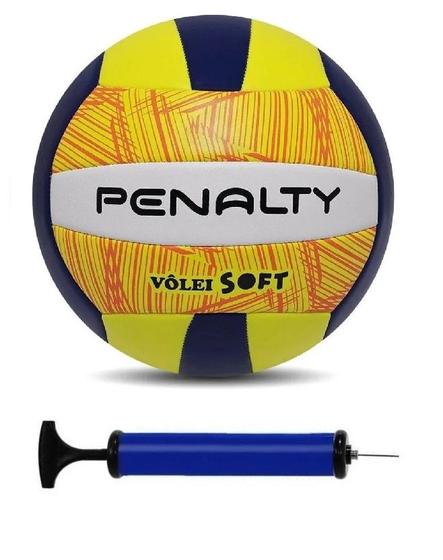 Imagem de Bola Volei Penalty Soft X + Bomba de Ar