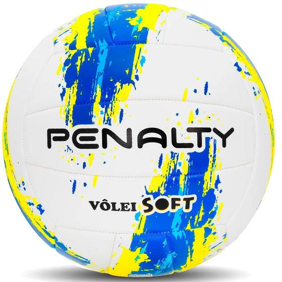 Imagem de Bola Vôlei Penalty Soft XXIII Cor: Branco E Azul