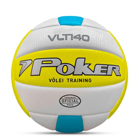 Imagem de Bola Vôlei Training VLT 140 Soft N4 Praia Quadra Válvula Removível Poker