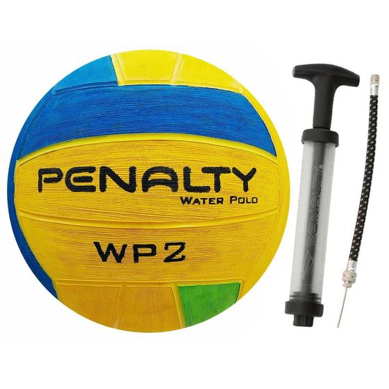 Imagem de Bola Water Polo Penalty Oficial WP2 Mais Inflador Com NF