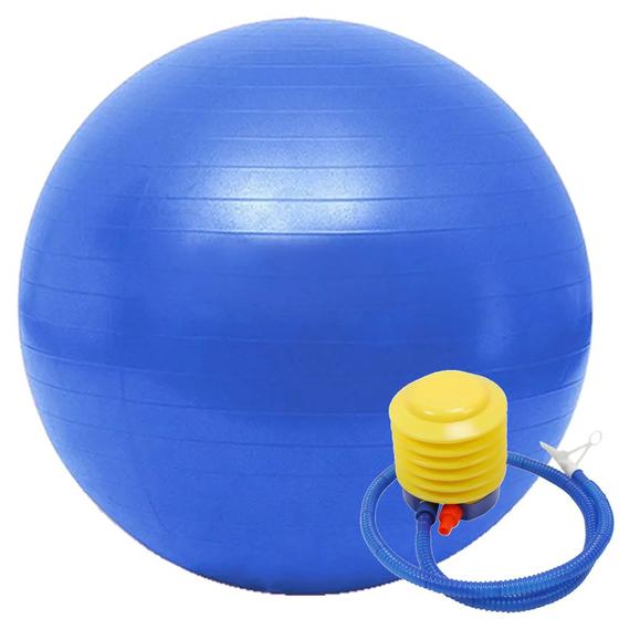 Imagem de Bola Yoga Pilates Fitness Suíça 60 cm com Bomba CBR01070