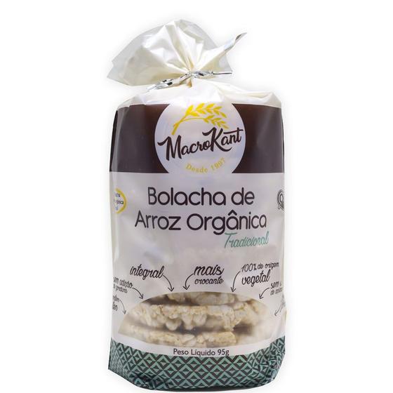 Imagem de Bolacha de Arroz Orgânica Macrokant 95g