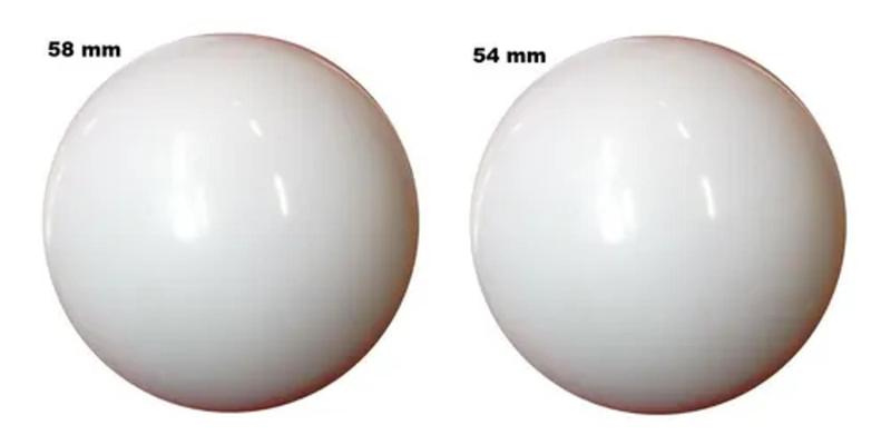 Imagem de Bolão Bola 54 Ou 58 Mm Branco Novo Bilhar Sinuca Snooker