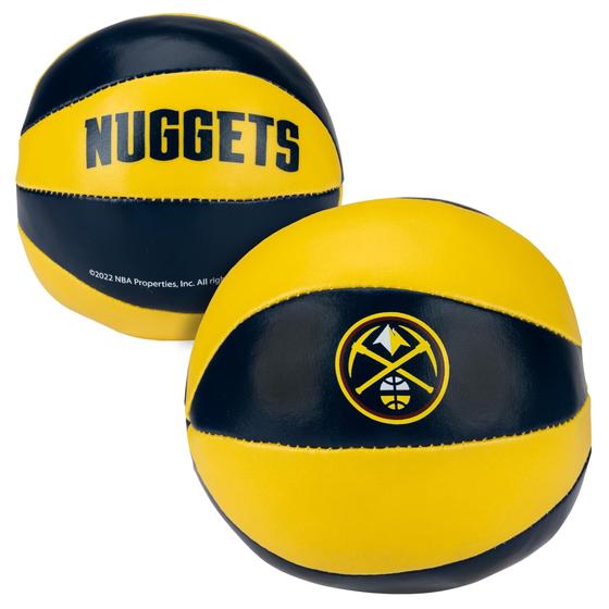 Imagem de Bolas de basquete de brinquedo Franklin Sports NBA Denver Nuggets, pacote com 2