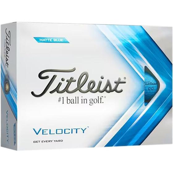 Imagem de Bolas de Golfe Titleist Velocidade Azul - Conjunto de 12 Unidades