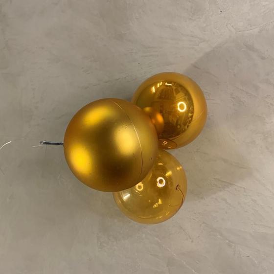 Imagem de Bolas De Natal Sortida Dourado Tok Da Casa - Cx