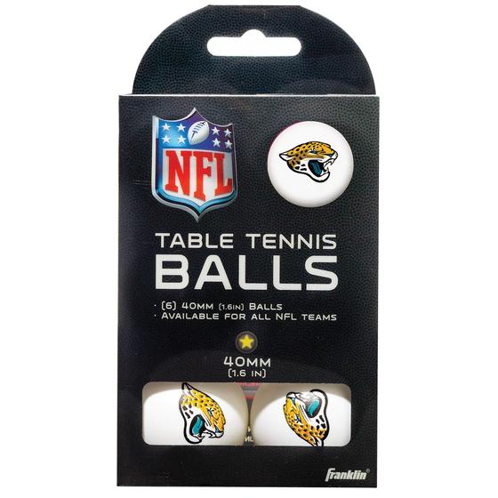 Imagem de Bolas de tênis de mesa Franklin Sports Jacksonville Jaguars NFL