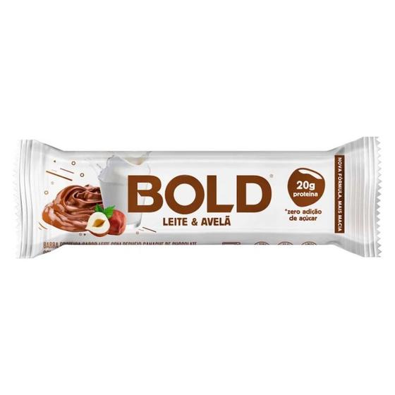 Imagem de Bold Bar (60g) - Sabor: Leite e Avelã