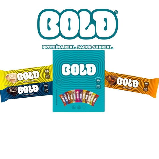 Imagem de Bold Bar Barra De 20g De Proteína 3 Unidades Barrinha Bold Snacks