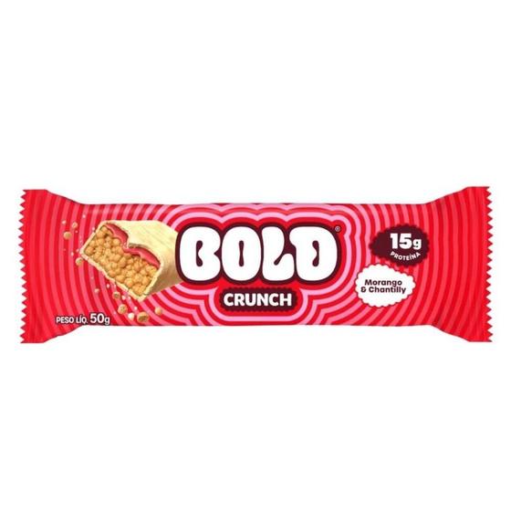 Imagem de Bold Crunch (50g) - Sabor: Morango com Chantilly