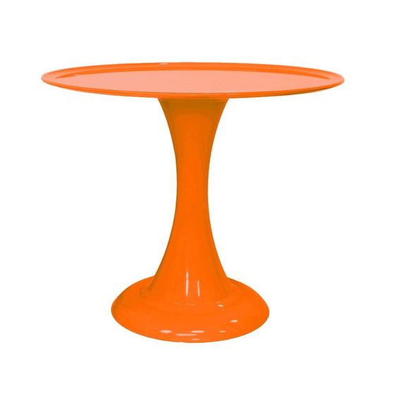 Imagem de Boleira de Plástico Grande Gaia Laranja Neon - 32cm