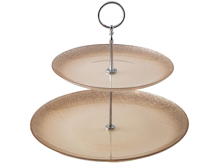 Boleira de Vidro Nell Gold 29cm