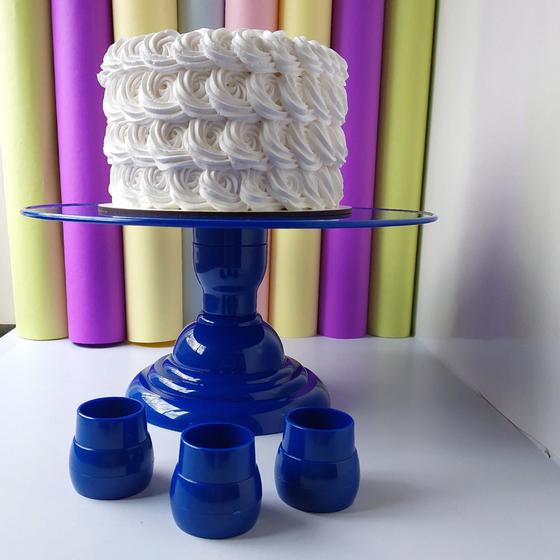 Imagem de Boleira Grande Ajustável Porta Bolo Boleira decorativa Suporte para Bolo suporte de bolo/tortas
