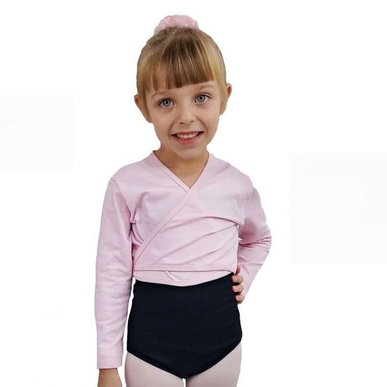 Imagem de Bolero Ballet Casaquinho Ritmus Transpassado Poliamida Infantil