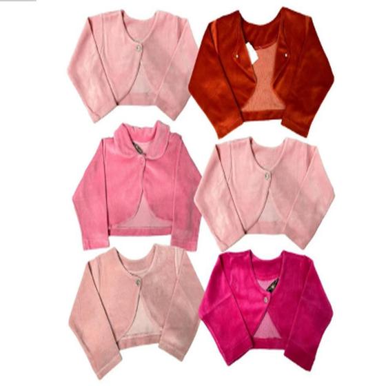 Imagem de Bolero Infantil Menina de Plush menina Cardigan