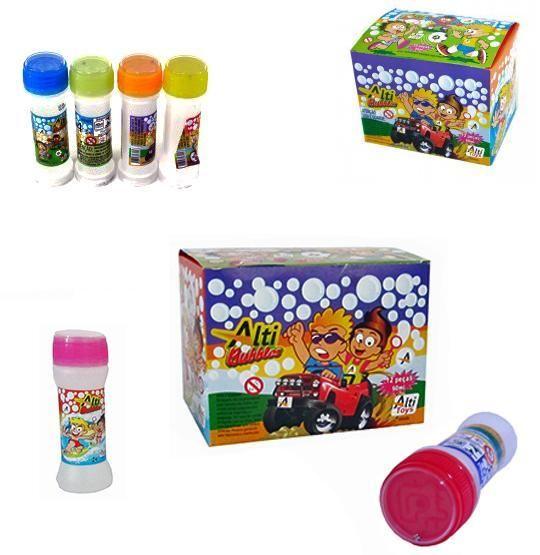 Imagem de Bolha De Sabao Alti Bubbles Com Jogo 60Ml 11,5X4Cm De