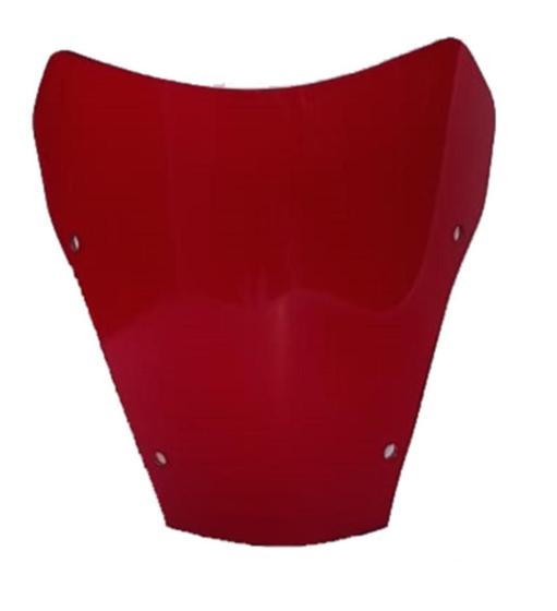 Imagem de Bolha Parabrisa Para Moto Yamaha Xt 660 Vermelho