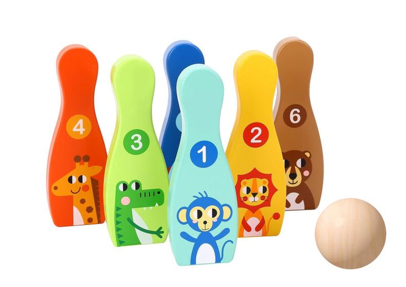 Imagem de Boliche em Madeira Infantil - Tooky Toy