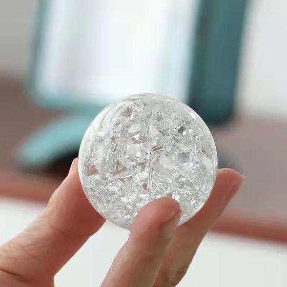 Imagem de Bolinha Bola De Cristal Vidro Esfera 4cm Para Fonte De Água