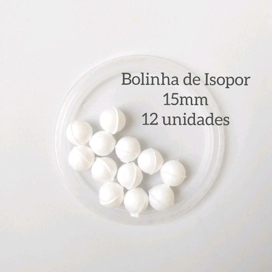 Imagem de Bolinha/Bola de isopor 20mm c/12 Unidades