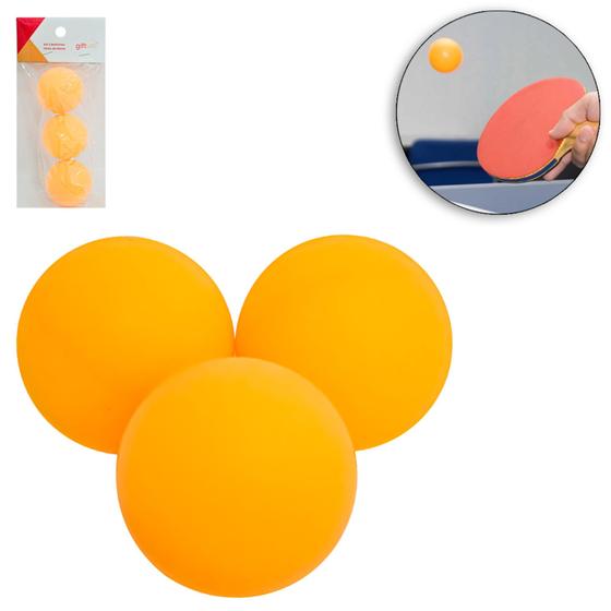 Imagem de Bolinha de ping pong / tenis de mesa com 3 pecas