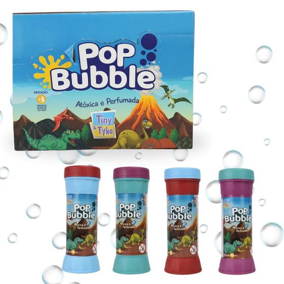 Imagem de  Bolinha De Sabão Dino Display Com 12 Tubos - Tiny&tyke